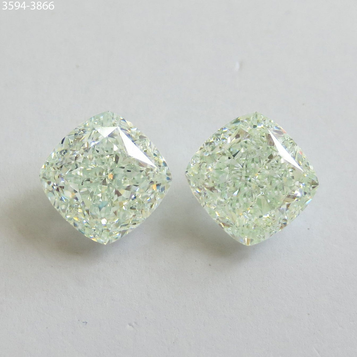 Cushion Very Light Green Natural Diamond 2.01ct VS2 loose diamond