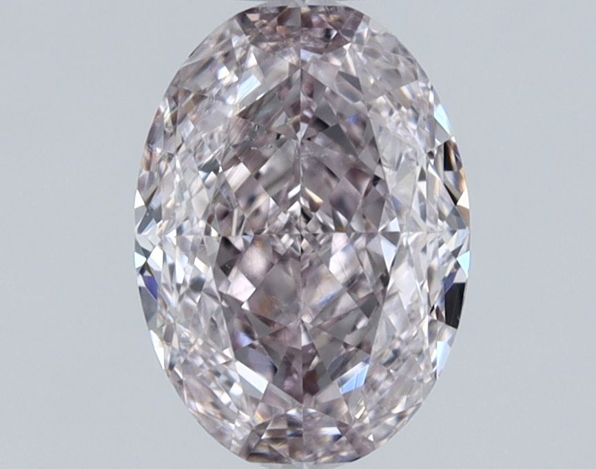 Oval Fancy Light Pink Natural Diamond 0.71ct SI2 loose diamond