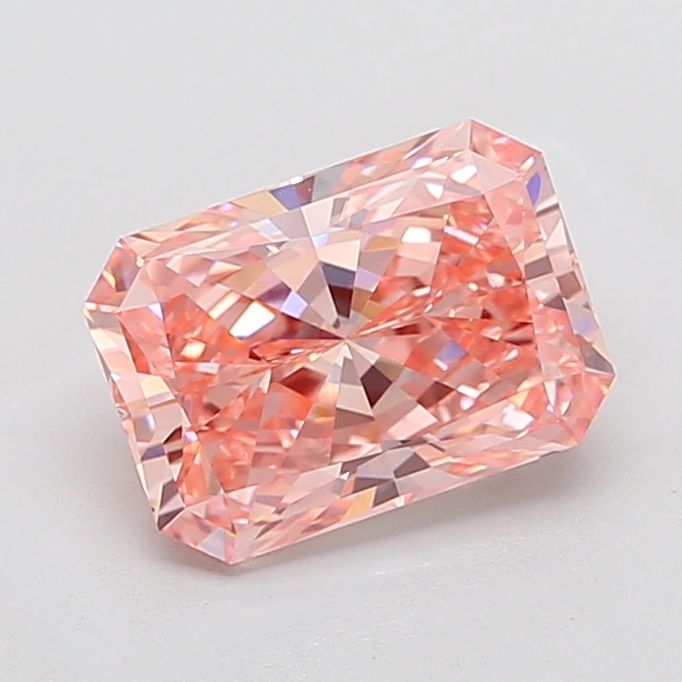 Radiant Fancy Vivid Pink Lab-grown Diamond 3.05ct VS1 loose diamond
