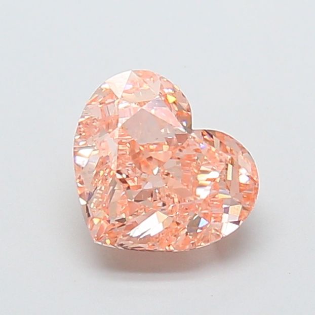 Heart Fancy Intense Brownish Orange Lab-grown Diamond 2.21ct VS2 loose diamond