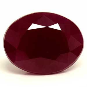 Oval Red Ruby 3.74ct loose gemstone