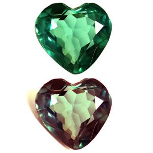 Heart Green Alexandrite 0.24ct loose gemstone