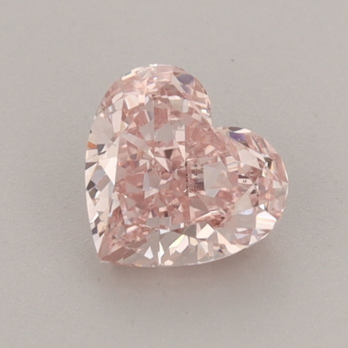 Heart Fancy Intense Pink Lab-grown Diamond 0.84ct VVS2 loose diamond