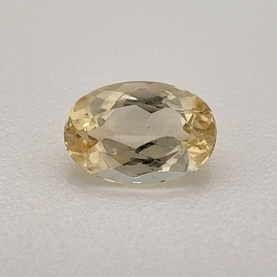 Oval Yellow Topaz 0.65ct loose gemstone