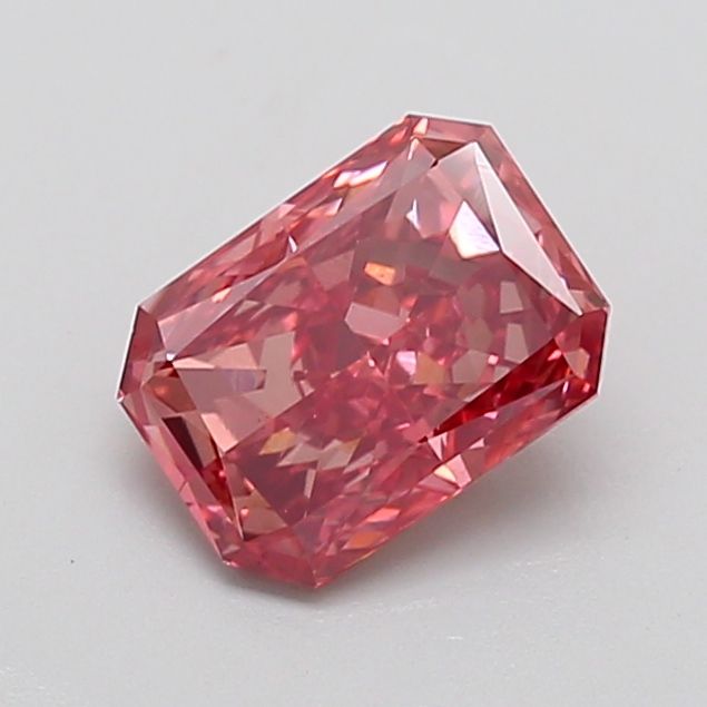 Radiant Fancy Vivid Pink Lab-grown Diamond 1.66ct VS2 loose diamond