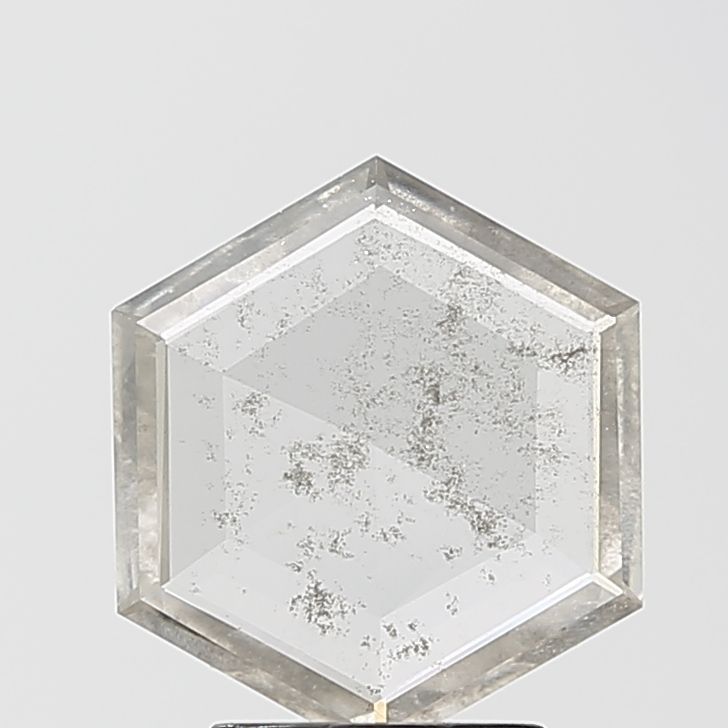 Hexagonal Salt And Pepper Lab-grown Diamond 1.4ct I1 loose diamond