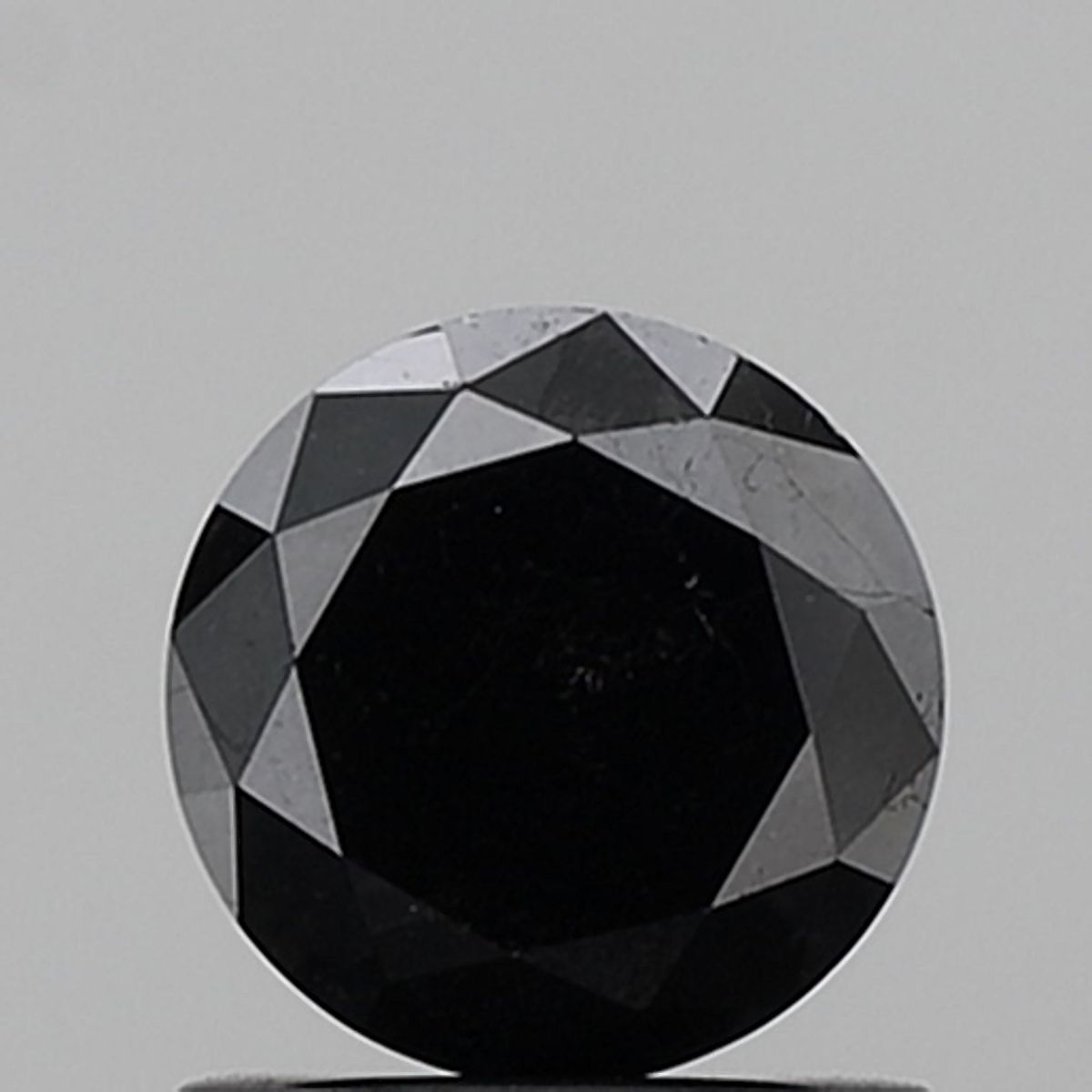 Round Black Natural Diamond 1.09ct VVS2 loose diamond