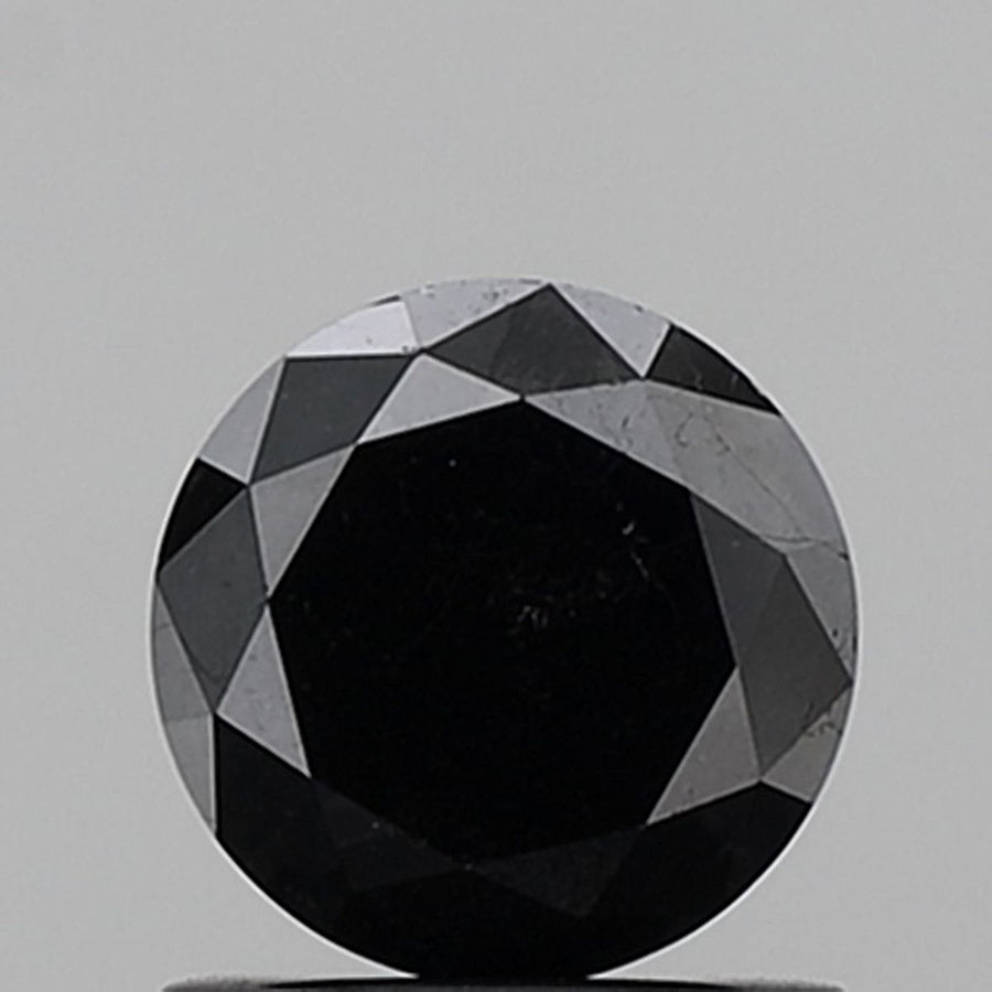 Round Black Natural Diamond 1.09ct VVS2 loose diamond