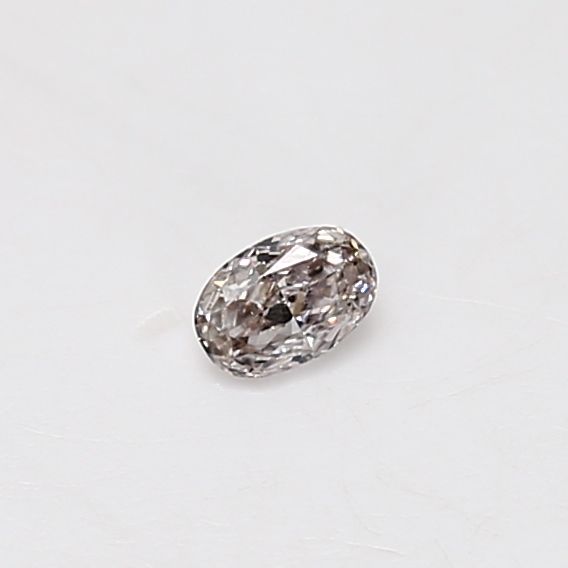 Oval Light Pink Natural Diamond 0.1ct loose diamond