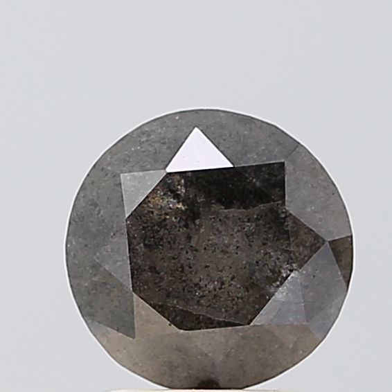 Round Salt And Pepper Natural Diamond 1.49ct VVS2 loose diamond
