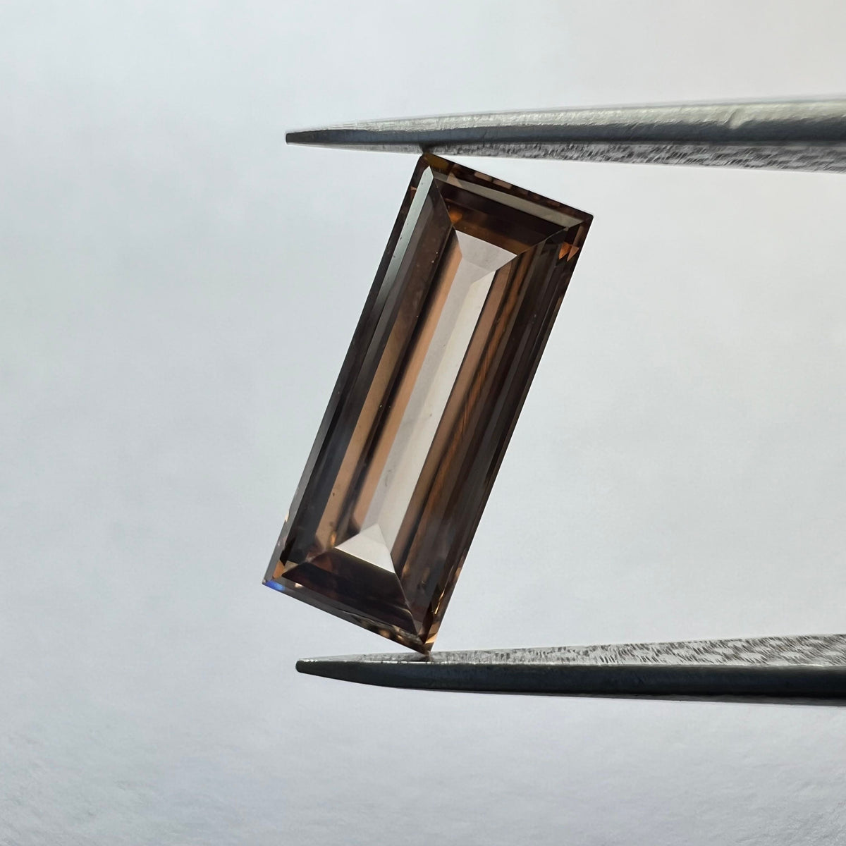 Baguette Brown Lab-grown Diamond 0.91ct VS1 loose diamond