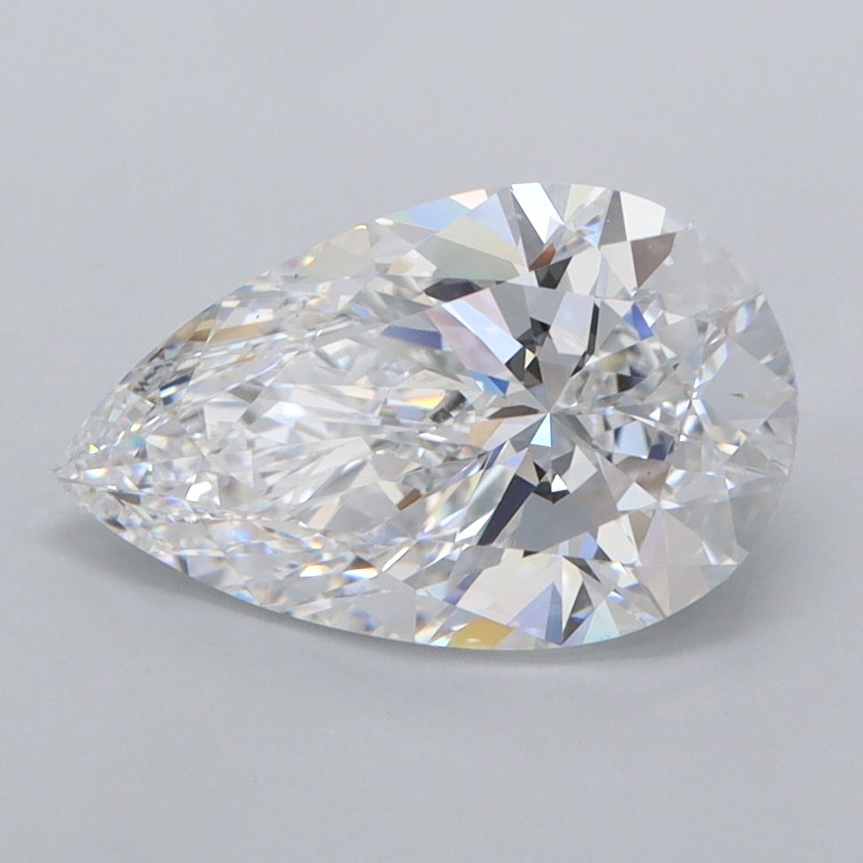 Pear Lab-Grown Diamond 2.18ct D FL