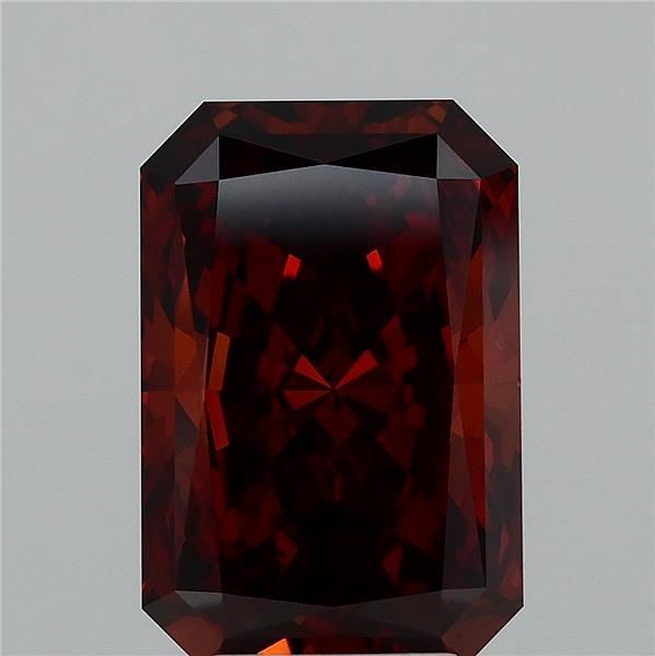 Radiant Fancy Intense Brownish Orange Lab-grown Diamond 4.06ct VS2 loose diamond