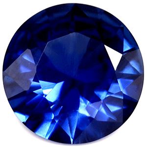 Round Blue Sapphire 1.56ct loose gemstone