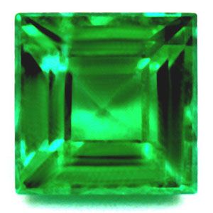 Square Green Emerald 1.06ct loose gemstone