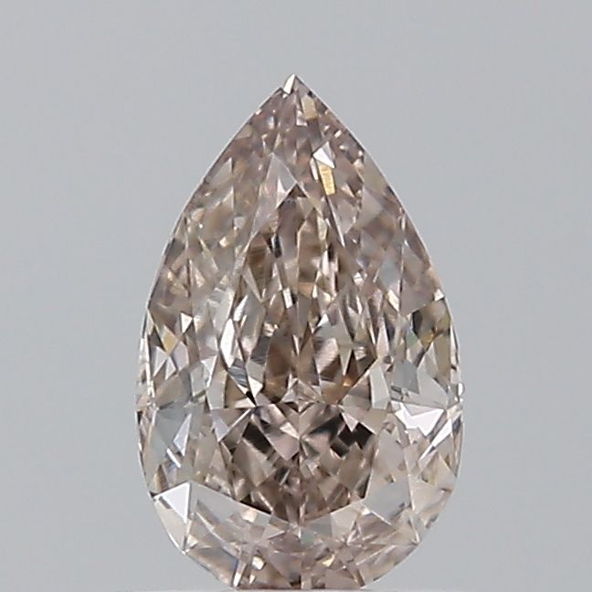 Pear Fancy Pinkish Brown Natural Diamond 0.61ct VS1 loose diamond