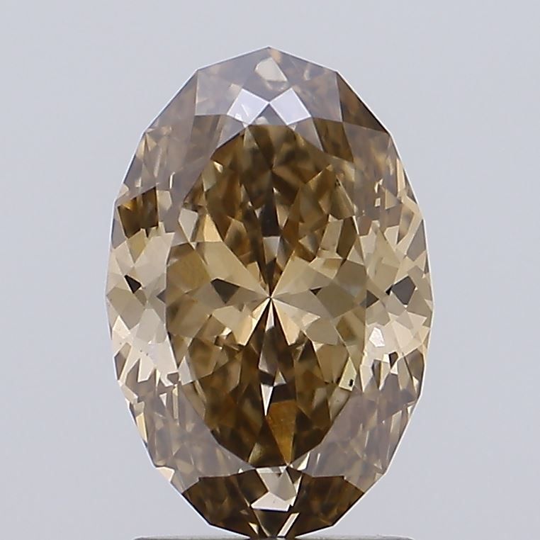 Oval Fancy Brown Lab-grown Diamond 2.02ct VS1 loose diamond