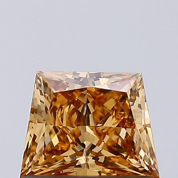 Trapezoid Fancy Brown Lab-grown Diamond 0.58ct VVS2 loose diamond