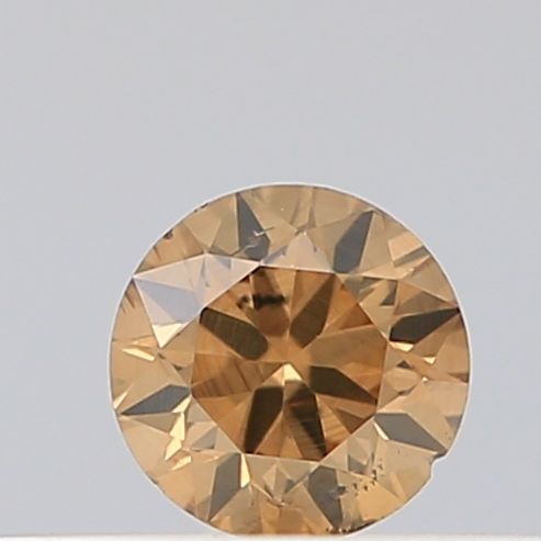 Round Fancy Brown Natural Diamond 0.17ct SI1 loose diamond