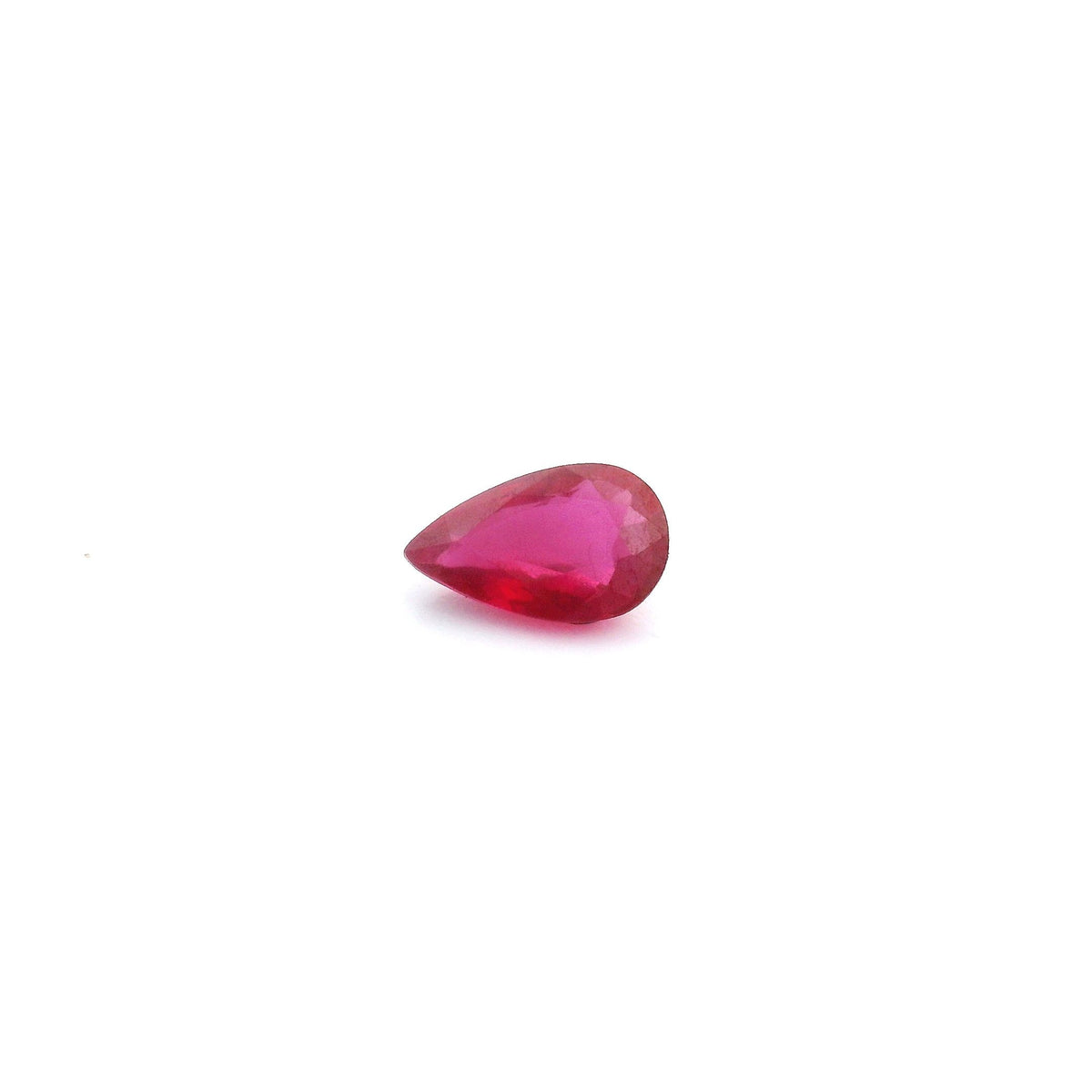 Pear Red Ruby 0.43ct loose gemstone