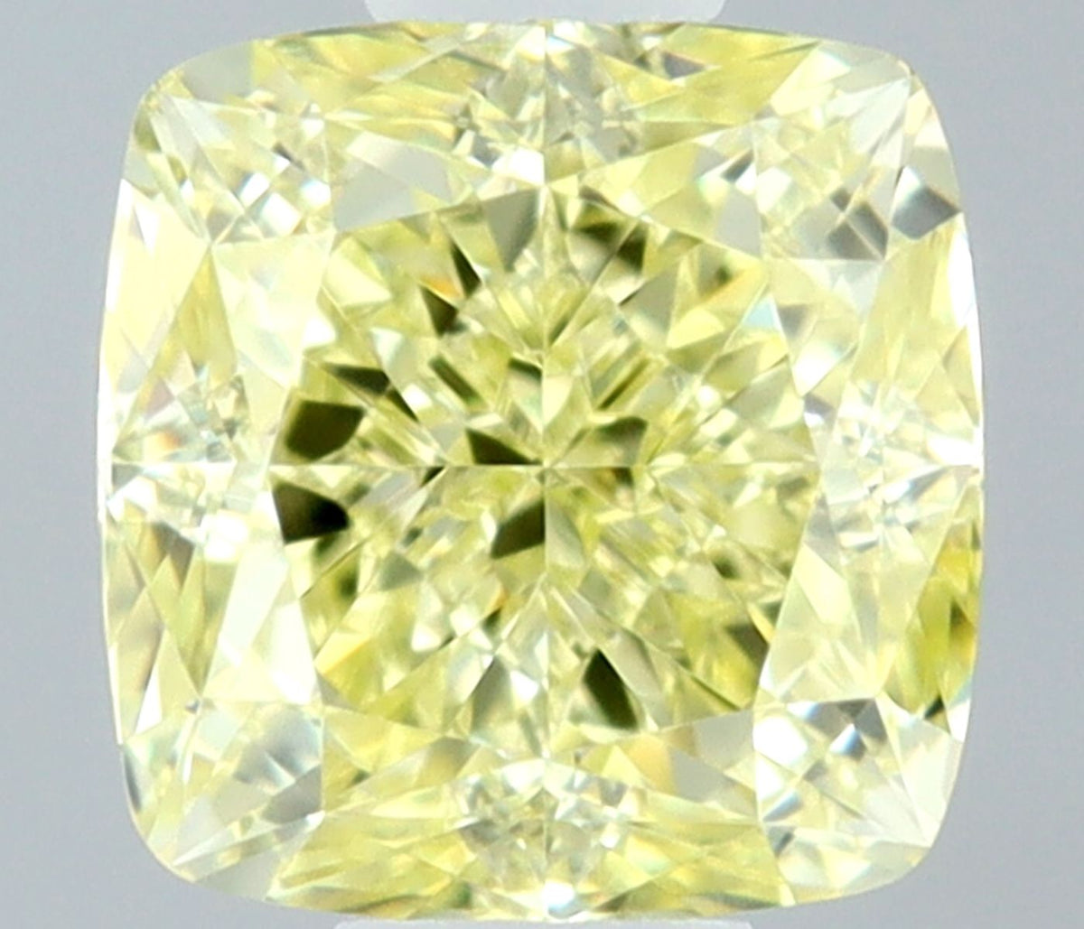 Cushion Fancy Yellow Natural Diamond 0.43ct VS1 loose diamond