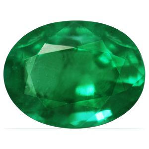 Oval Green Emerald 1.24ct loose gemstone
