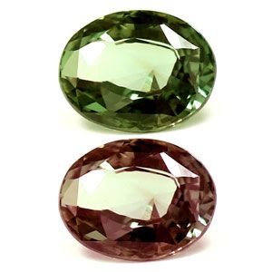 Oval Green Alexandrite 0.57ct loose gemstone