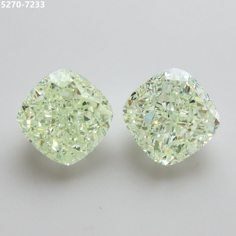 Cushion Fancy Light Yellowish Green Natural Diamond 2.02ct VS1 loose diamond