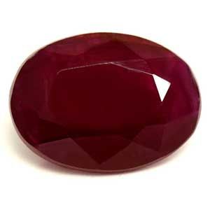 Oval Red Ruby 1.23ct loose gemstone