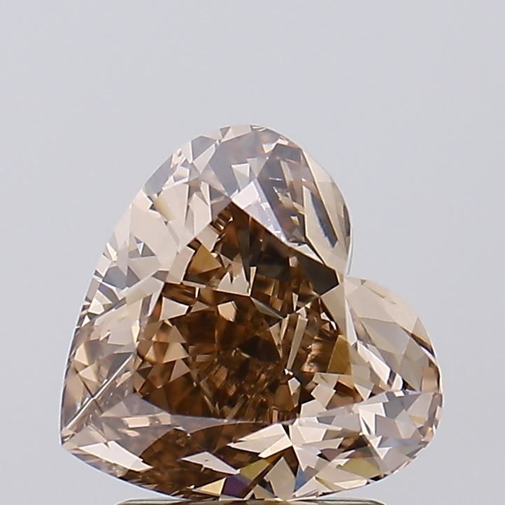 Heart Fancy Brown Lab-grown Diamond 1.96ct VS1 loose diamond