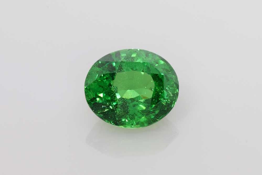 Oval Green Garnet 3.61ct loose gemstone