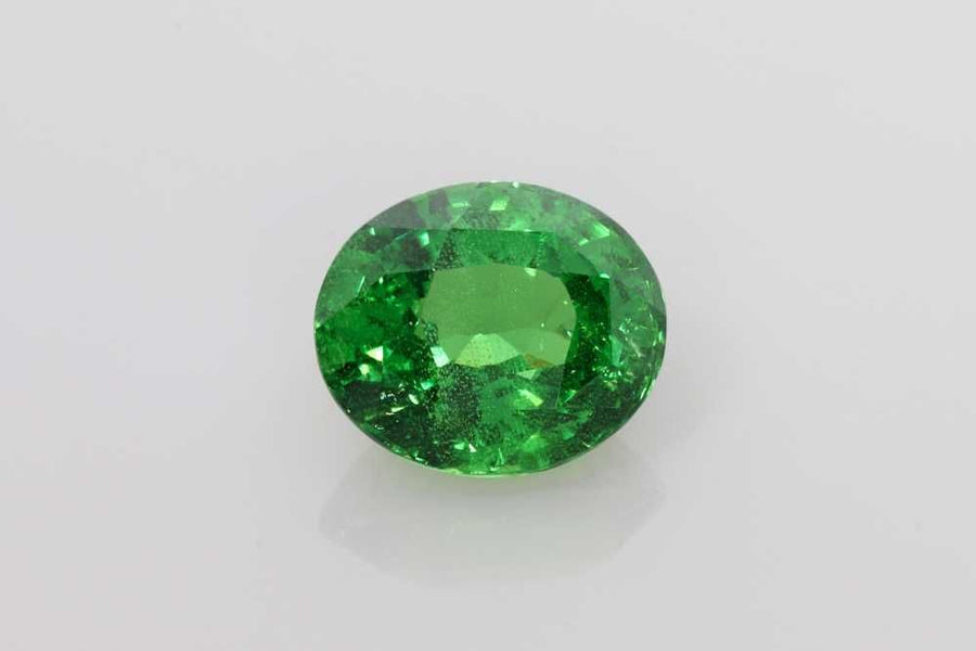 Oval Green Garnet 3.61ct loose gemstone