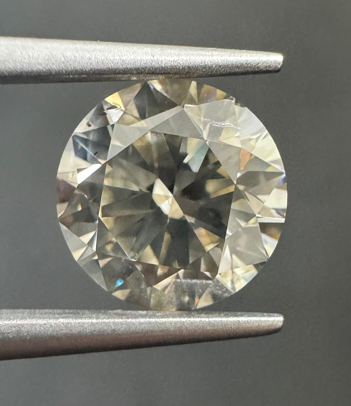 Round Fancy Dark Gray Natural Diamond 2.33ct I1 loose diamond