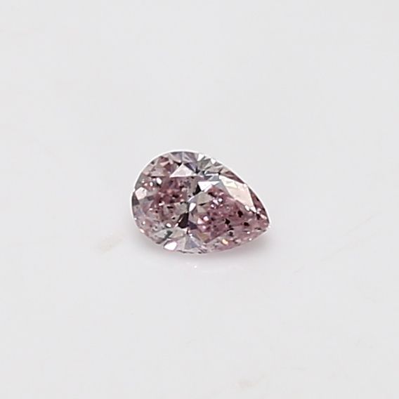 Pear Fancy Pink Natural Diamond 0.13ct loose diamond