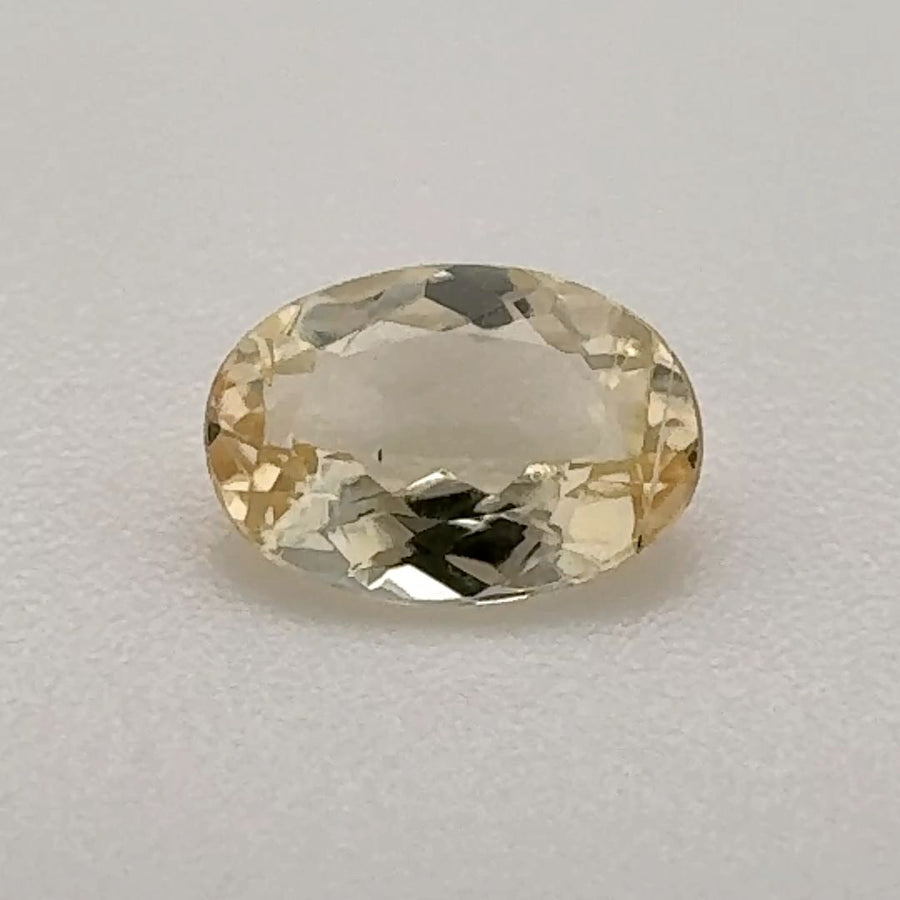 Oval Yellow Topaz 0.625ct loose gemstone
