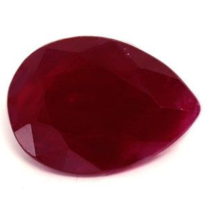 Pear Red Ruby 2.21ct loose gemstone