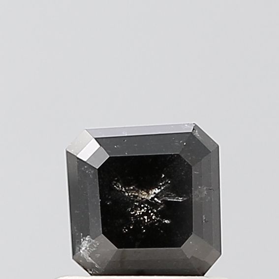 Asscher Salt And Pepper Natural Diamond 0.64ct VS1 loose diamond