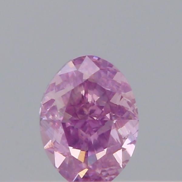 Oval Fancy Intense Purple Pink Purple Natural Diamond 0.1ct loose diamond