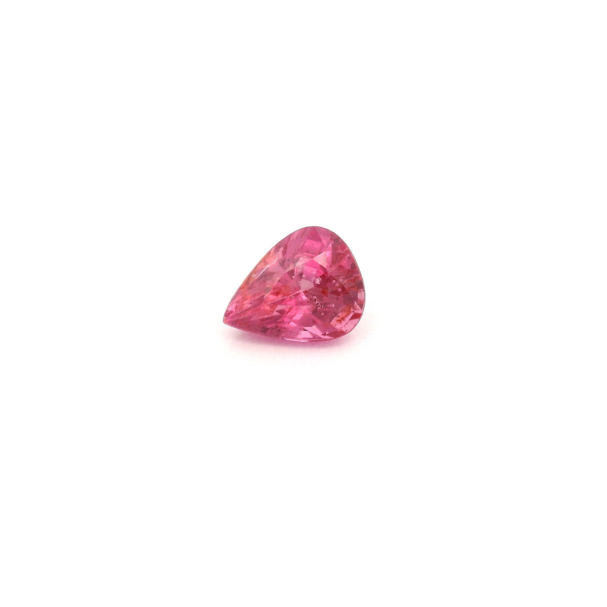 Pear Red Ruby 0.7ct loose gemstone