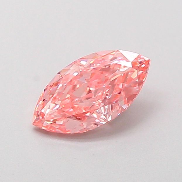 Marquise Fancy Vivid Pink Lab-grown Diamond 0.81ct VS1 loose diamond