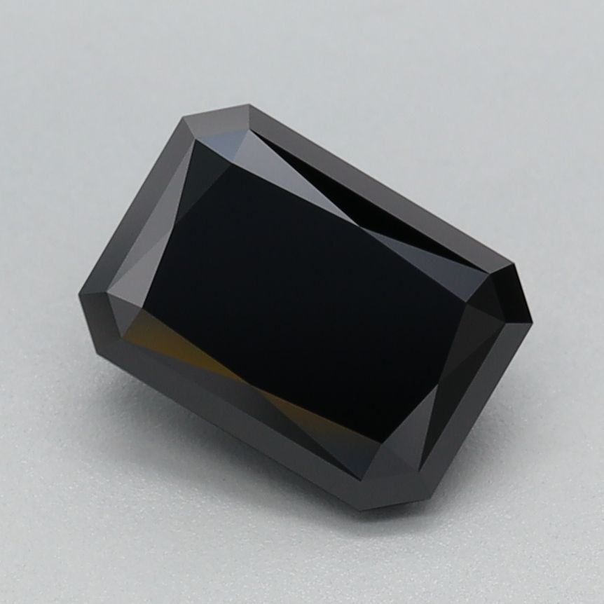 Radiant Fancy Black Lab-grown Diamond 1.1ct loose diamond