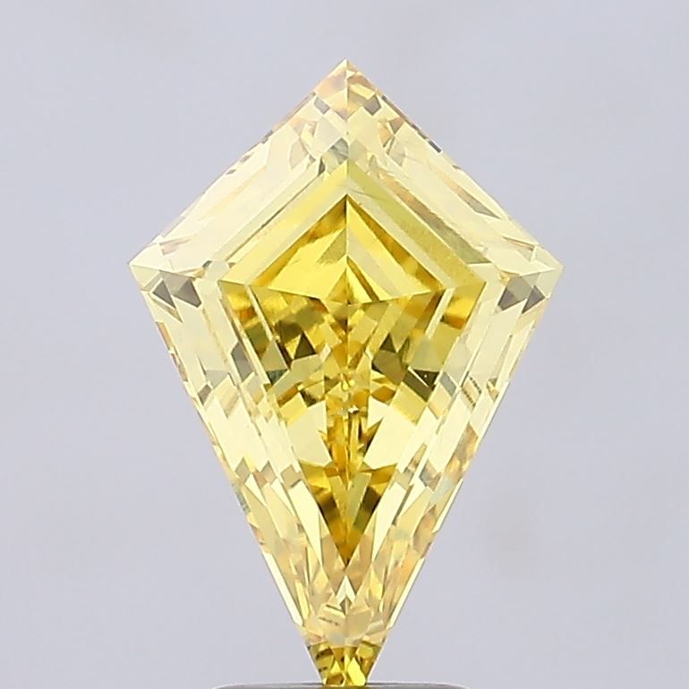 Kite Fancy Vivid Yellow Lab-grown Diamond 3.54ct VVS2 loose diamond