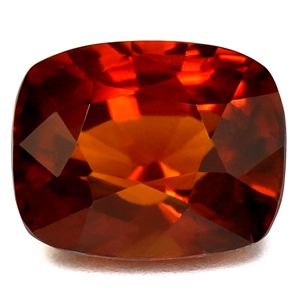 Cushion Orange Garnet 4.63ct loose gemstone