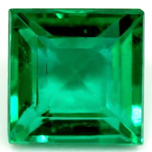 Square Green Emerald 1.2ct loose gemstone