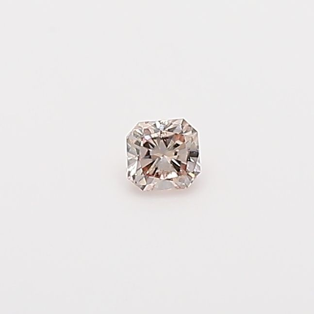 Radiant Fancy Light Orangey Pink Natural Diamond 0.04ct loose diamond