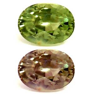 Oval Green Alexandrite 0.43ct loose gemstone
