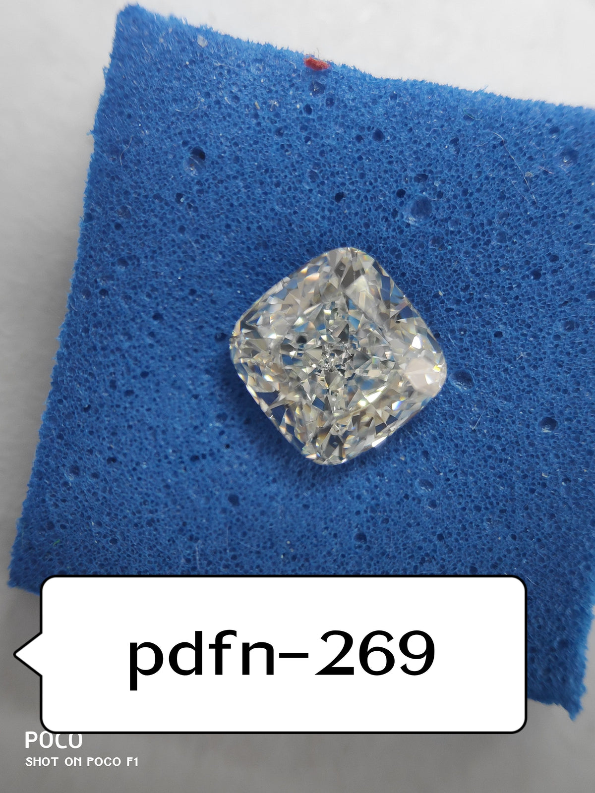 Cushion Natural Diamond 0.90ct I VS2