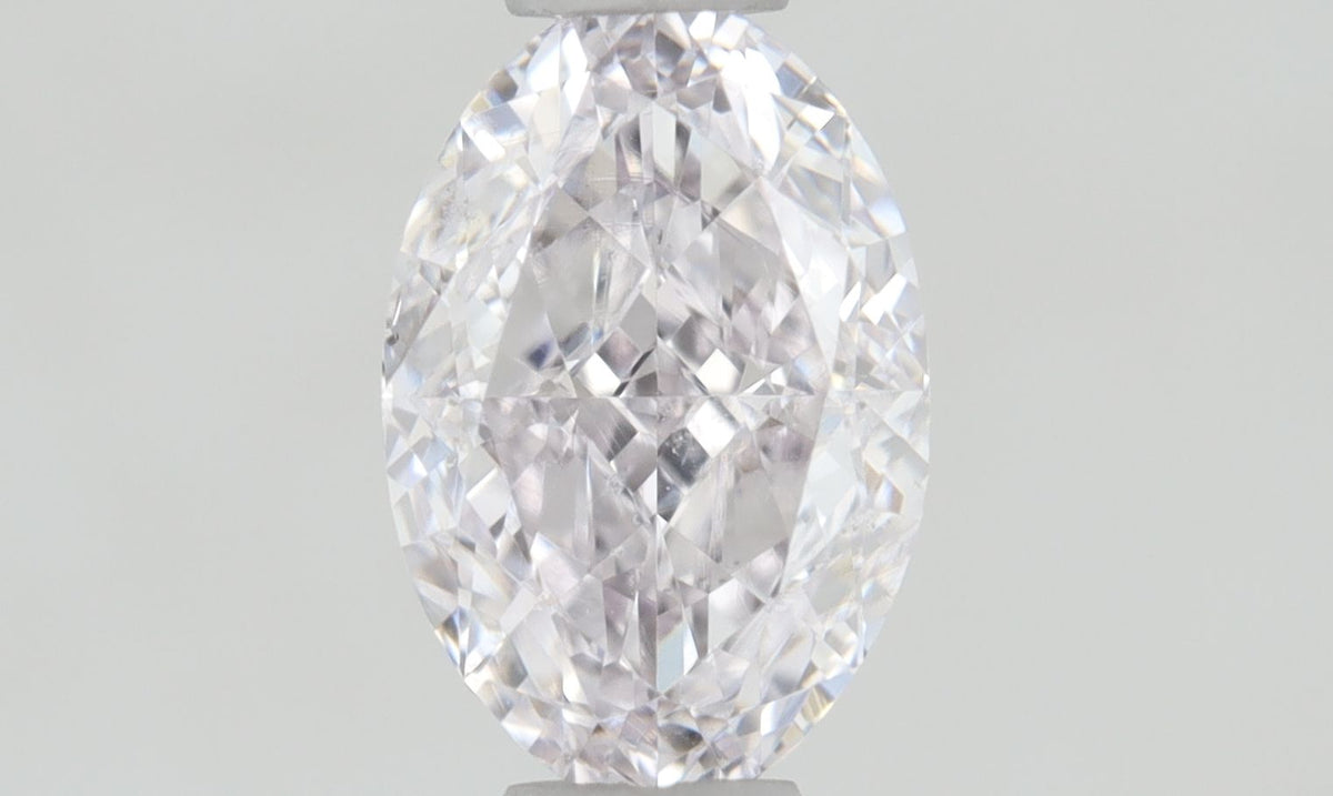 Oval Very Light Pink Natural Diamond 0.52ct SI2 loose diamond