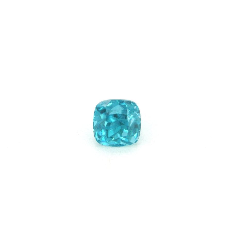 Cushion Blue Zircon 1.68ct loose gemstone