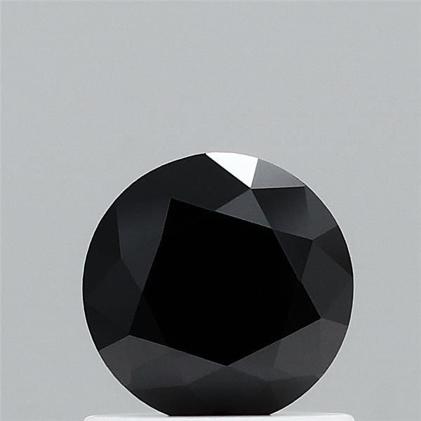Round Fancy Black Lab-grown Diamond 0.8ct loose diamond